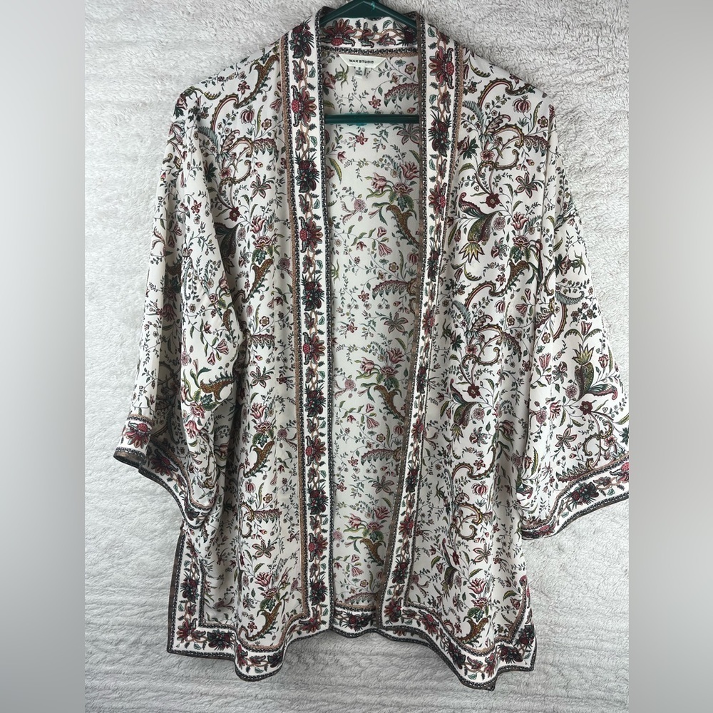 MAX STUDIO Floral Kimono Size Small